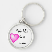 World's best mom sleutelhanger