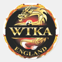 WTKA Engeland Ronde Sticker