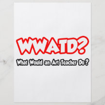 WWATD… wat een Leraar van de Kunst zou doen? Folder Ontwerp