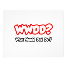 WWDD… ce qui papa ferait ? Cartons D'invitation