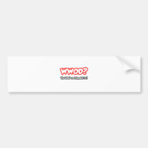 WWOD… ce qui un orthopédiste ferait ? Autocollant Pour Voiture