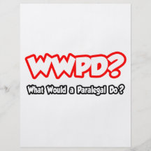 WWPD… ce qui un paralégal ferait ? Prospectus