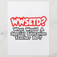 WWSETD… Wat een Speciale ED. De leraar? Folder Ontwerp