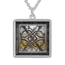 X monogramme initial" colliers en pierre noirs "ce