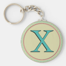 X MONOGRAMME PORTE-CLÉS