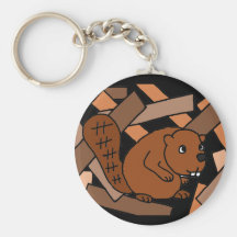 XX het geweldige Art. van de Bever Sleutel Hanger