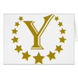 Y-Lettre-Étoile-Couronne Carte