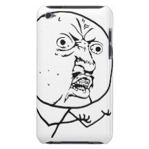 Y U Geen Grappig Gezicht van de Kerel iPod Touch Case-Mate Hoesje