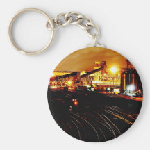 Yard de train porte-clef