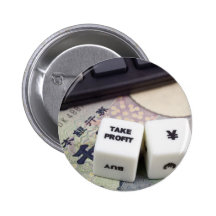 Yens japonais de bénéfice de prise pin's