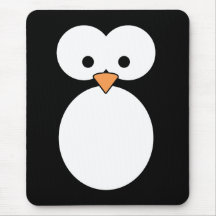 Yeux de pingouin tapis de souris