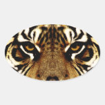 Yeux d'un tigre adhésif