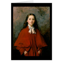 Yeux lumineux par monsieur John Everett Millais cartes