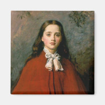 Yeux lumineux par monsieur John Everett Millais magnets