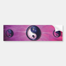 Yin et symbole d'univers de Yang Autocollant Pour Voiture