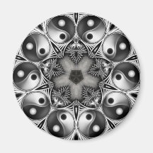 Yin et Yang Aimant Pour Réfrigérateur