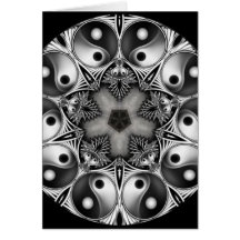 Yin et Yang Carte De Vœux