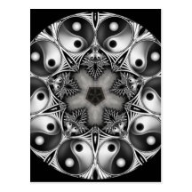 Yin et Yang Cartes Postales