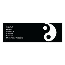 Yin Mager Yang - Visitekaartje