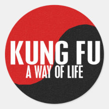 Yin Yang Kung Fu 1 Autocollants
