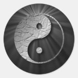 Yin Yang Starburst Publication1 Ronde Sticker