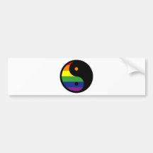 Yin-Yang-Symbole-Arc-en-ciel Autocollants Pour Voiture