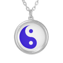 Ying-Yang bleu Bijouterie