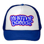Yo ce qui vers le haut du dawg casquettes de camionneur