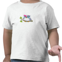 Yod le hibou, hébreu Aleph parié (alphabet) T-shirts