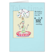 Yoga "unique" recherchant la carte d'anniversaire