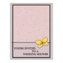 You&apos ; re invité à un wedding shower cartes postales