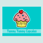Yummy Briefkaart Cupcakes briefkaarten