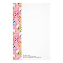 Yummy Cupcakes en Kantoorbehoeften van Kussen Briefpapier Papier