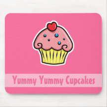 Yummy stootkussen van de Muis Cupcakes Muismat