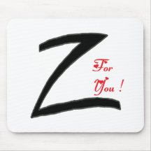 Z FOR YOU.png Tapis De Souris