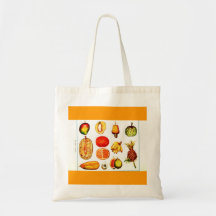 Zak-Botanicals-oranje Fruit Draagtassen