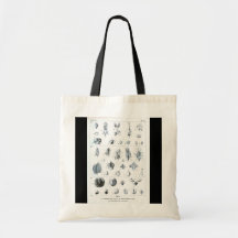 Zak-Botanicals-zwarte en Witte Grafiek Canvas Tassen