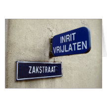 zak straat kaart