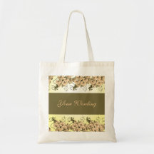 Zakken van het de orchideeën de bloemenbolsa van d canvas tassen