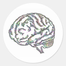 Zany Intelligent Ronde Stickers