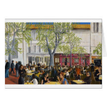 Zaterdag in Avignon Wenskaart
