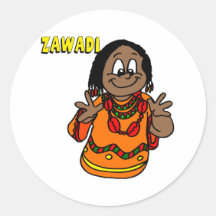 Zawadi Ronde Stickers