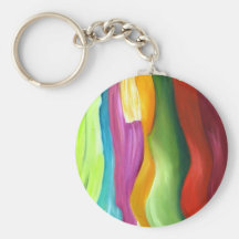 Zeer colorfull het abstracte schilderen sleutelhangers