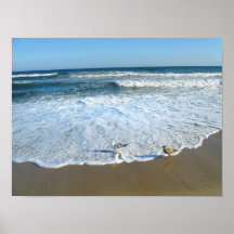 Zen bij het Strand Afdruk