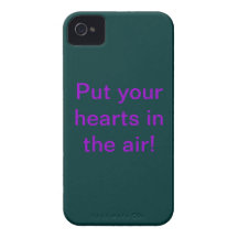 "Zet uw harten in de lucht! '' iPhone 4 Case