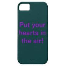 "Zet uw harten in de lucht! '' iPhone 5 Covers