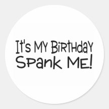 Zijn Mijn Verjaardag slaat me Sticker