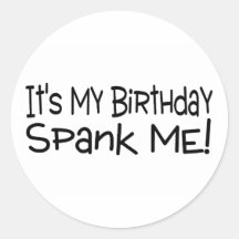 Zijn Mijn Verjaardag slaat me Sticker