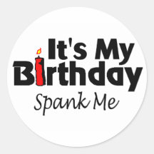 Zijn Mijn Verjaardag slaat me Sticker