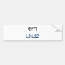 Zijn Schattige geen I Bumpersticker